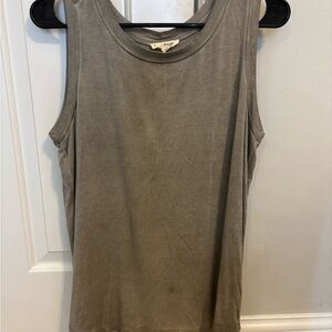 Jane and Delancey Gray Tank Top